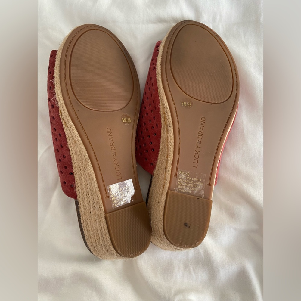 Lucky Brand Wedge Sandals - Picture 3 of 5